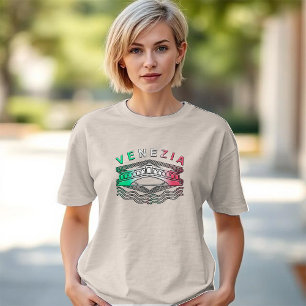 Venezia Rialto Bold Lines Womens Tri-Blend Shirt