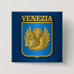 Venezia (Venice) 2 Inch Square Button