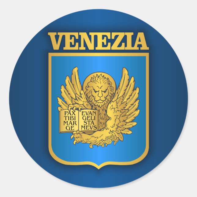 Venezia (Venice) Classic Round Sticker (Front)