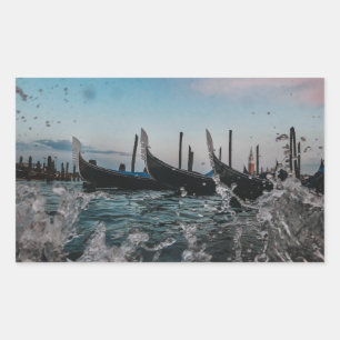 Venezia, Venice. Gondolas. Italy Sticker