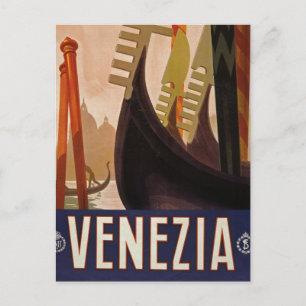 Venezia vintage travel picture postcard