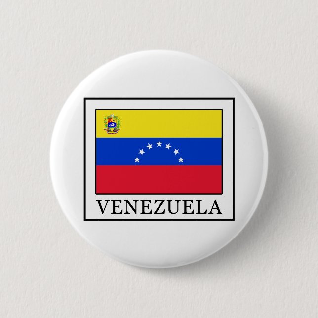 Venezuela 2 Inch Round Button (Front)