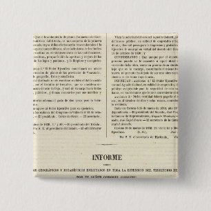 Venezuela 2 inch square button