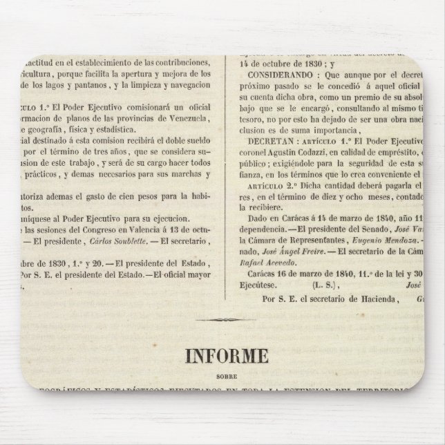 Venezuela 2 mouse pad (Front)