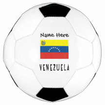 Venezuela and Venezuelan Flag with Your Name Socce