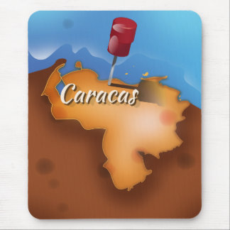 venezuela, Caracas vintage travel poster Mouse Pad