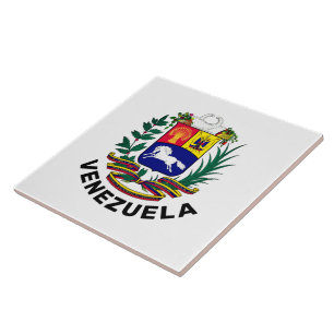 Venezuela coat of arms tile