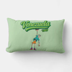 Venezuela Design 1987 – Retro 80s style Lumbar Pillow