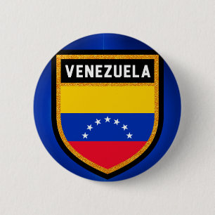 Venezuela Flag 2 Inch Round Button