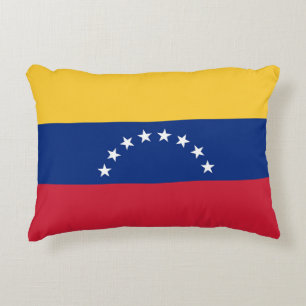 Venezuela flag accent pillow