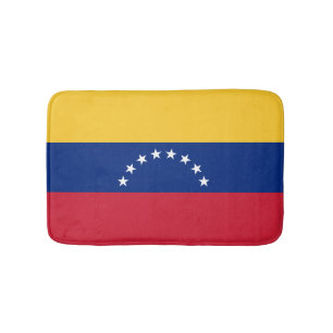 Venezuela flag bath mat