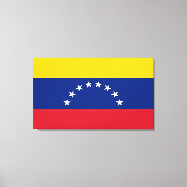 Venezuela flag canvas print (Front)