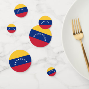Venezuela flag confetti