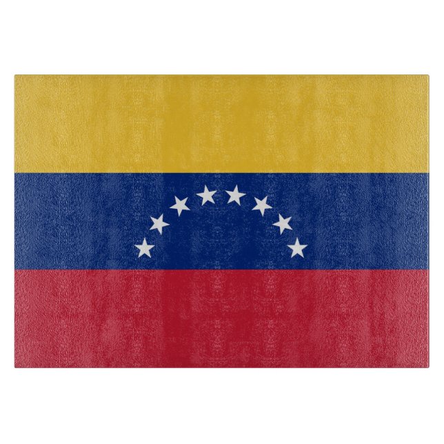 Venezuela flag cutting board (Front)