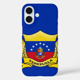 Venezuela Flag Emblem iPhone 16 Case