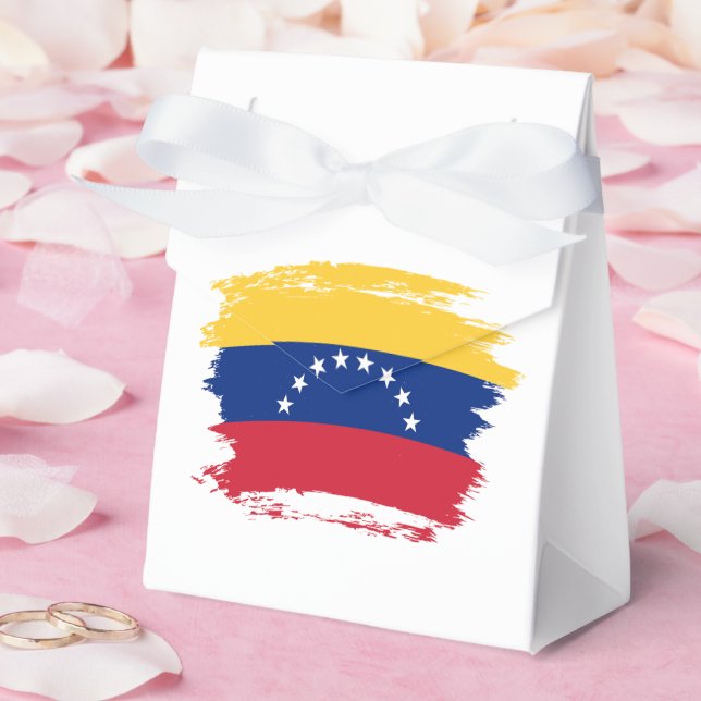 Venezuela flag favor box (Wedding)