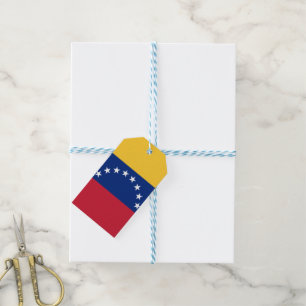 Venezuela flag gift tags