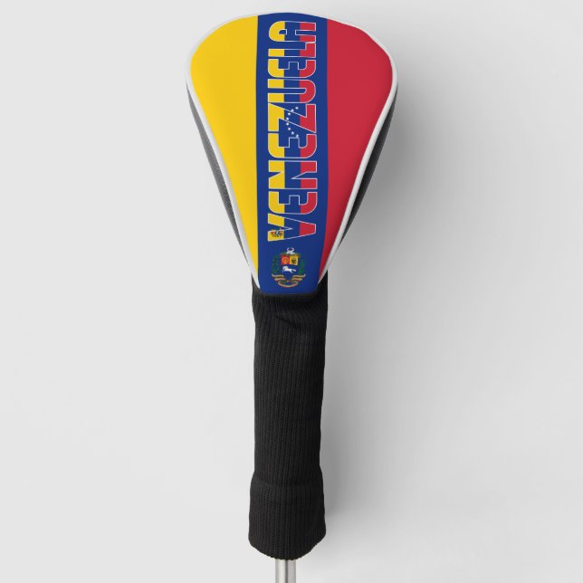 Venezuela Flag Gorgeous Patriotic Golf Head Cover (Front)