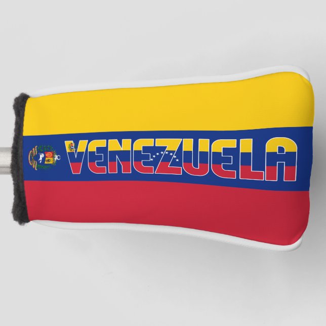 Venezuela Flag Gorgeous Patriotic Golf Head Cover (Front)
