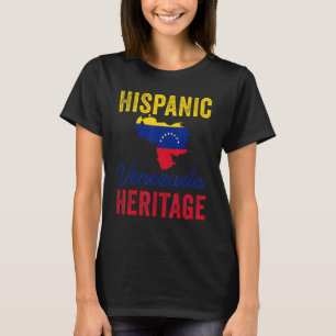 Venezuela Flag Hispanic Heritage Month Great Venez T-Shirt