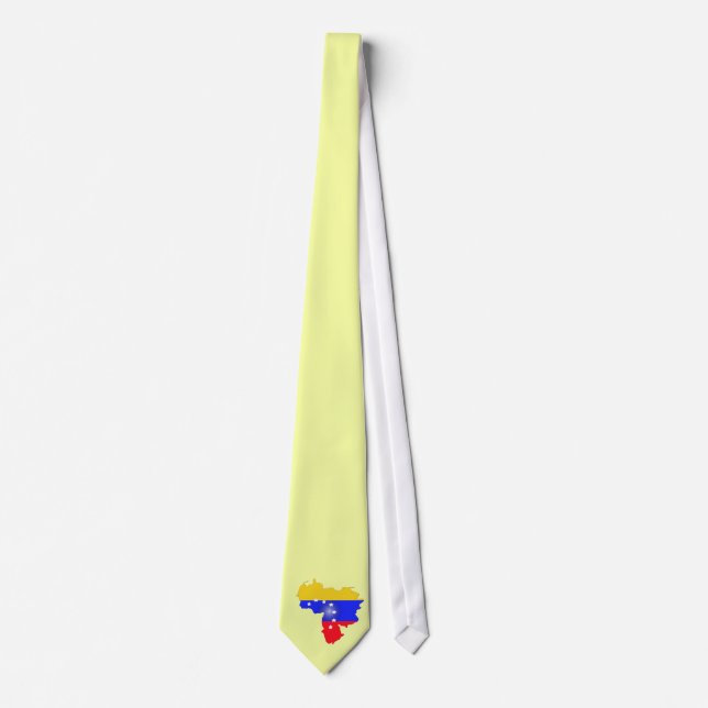 Venezuela flag houette tie (Front)