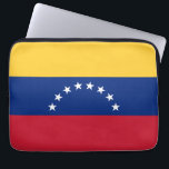 Venezuela flag laptop sleeve<br><div class="desc">An ideal gift for all those who are patriotic of their country!</div>