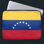 Venezuela flag laptop sleeve<br><div class="desc">An ideal gift for all those who are patriotic of their country!</div>