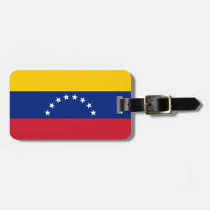 Venezuela flag luggage tag