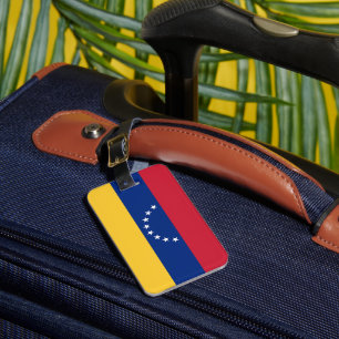 Venezuela flag luggage tag