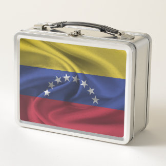Venezuela Flag Metal Lunch Box