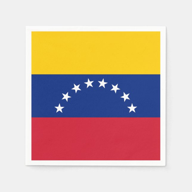 Venezuela Flag Napkin (Front)