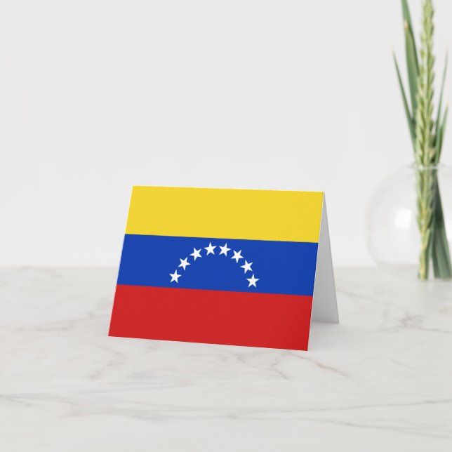 Venezuela Flag Notecard (Front)