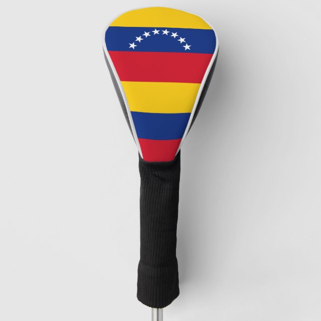 Venezuela flag patriotic Venezuelans Golf Head Cover (Front)