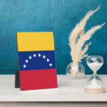 Venezuela flag plaque<br><div class="desc">An ideal gift for all those who are patriotic of their country!</div>