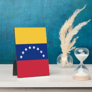 Venezuela flag plaque