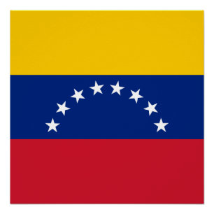Venezuela flag poster