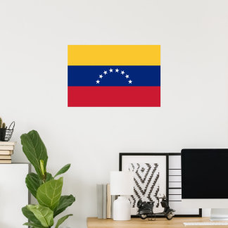 Venezuela flag poster