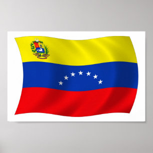 Venezuela Flag Poster Print