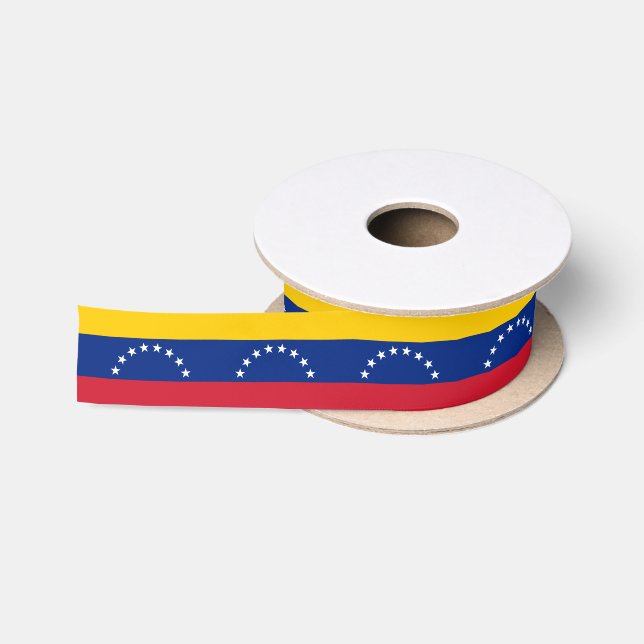 Venezuela Flag Satin Ribbon (Spool)
