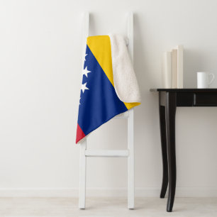Venezuela Flag Sherpa Blanket