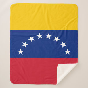 Venezuela Flag Sherpa Blanket