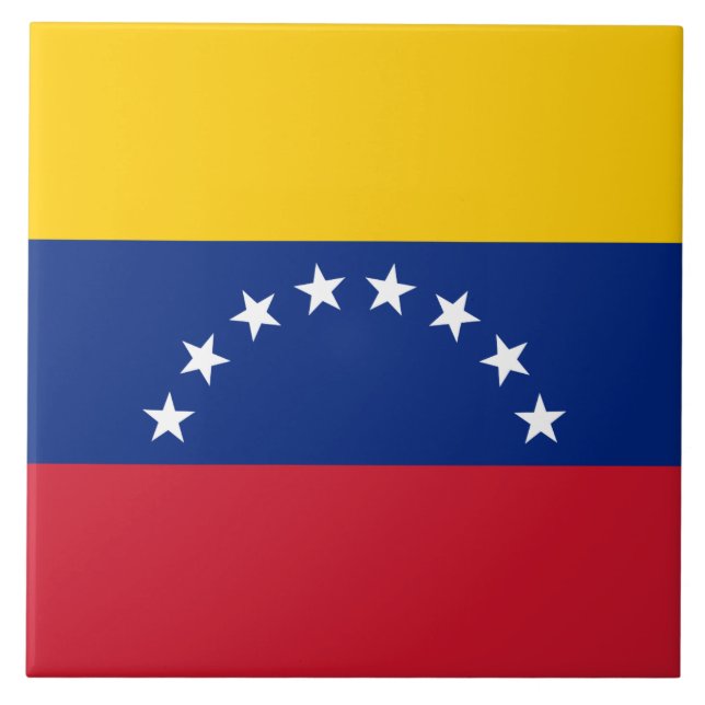 Venezuela Flag Tile (Front)