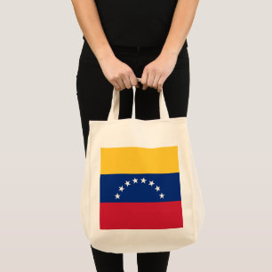 Venezuela flag tote bag