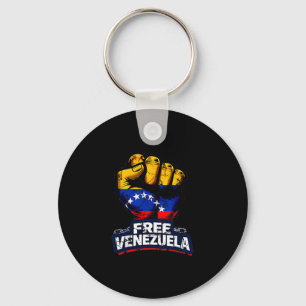 Venezuela Flag Venezuela Libre 2026  Keychain