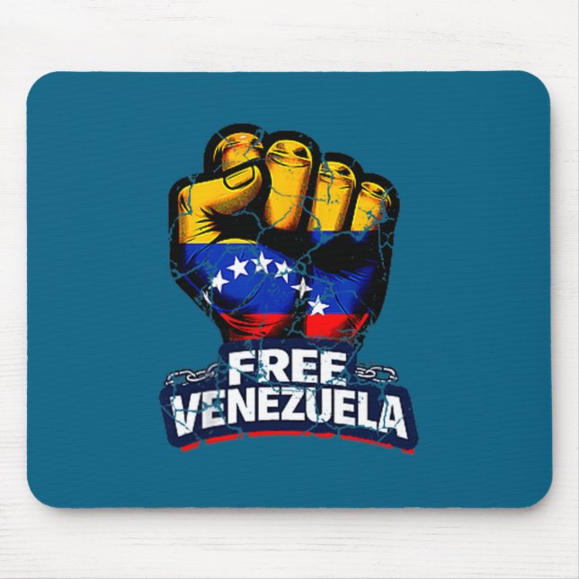 Venezuela Flag Venezuela Libre 2026  Mouse Pad (Front)