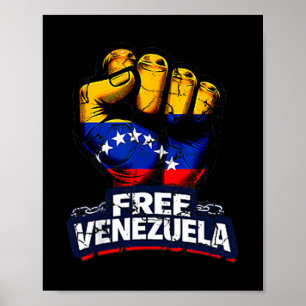 Venezuela Flag Venezuela Libre 2026  Poster