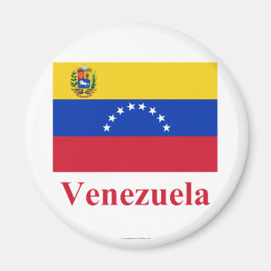 Venezuela Flag with Name Magnet