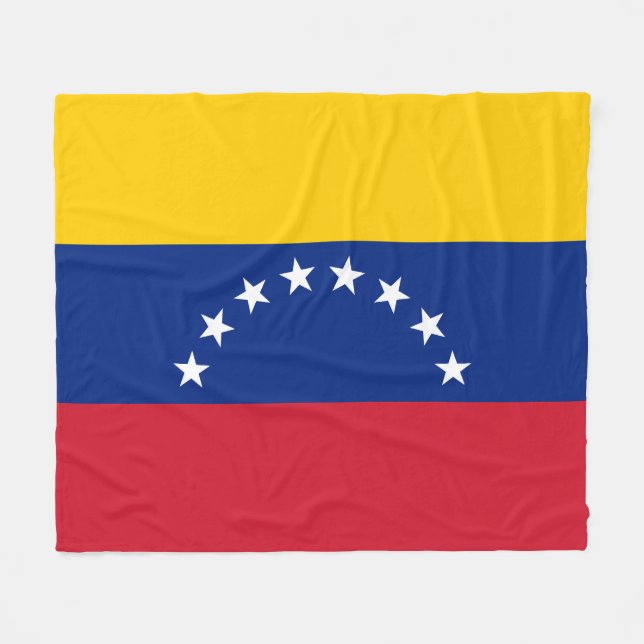 Venezuela Fleece Blanket (Front (Horizontal))