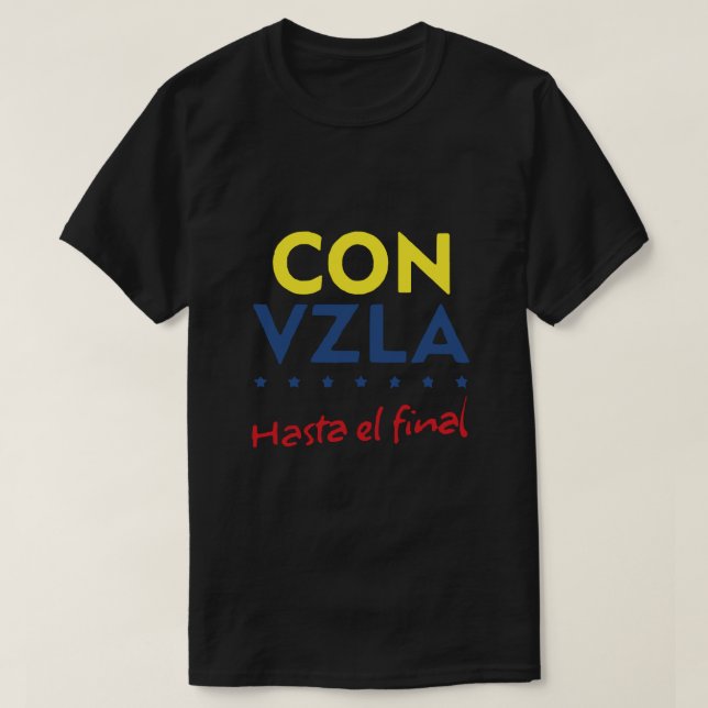 Venezuela Hasta el final shirt (Design Front)
