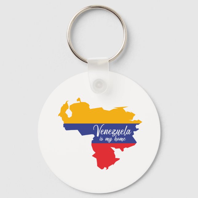 Venezuela is my home  keychain (Front)